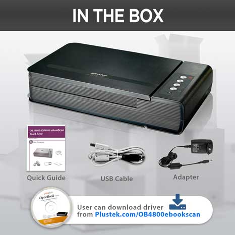 OpticBook 4800(eBookScan)-Intuitive software allows you to easily 