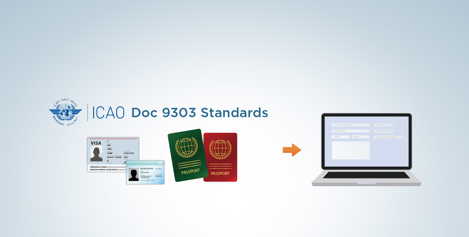 compatible with ICAO Doc 9303 Standards