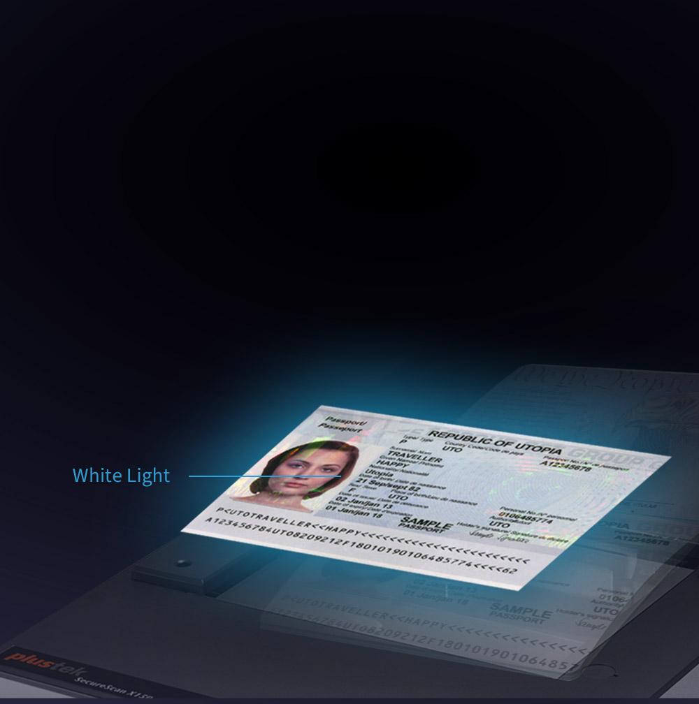 whilte light capture passport information