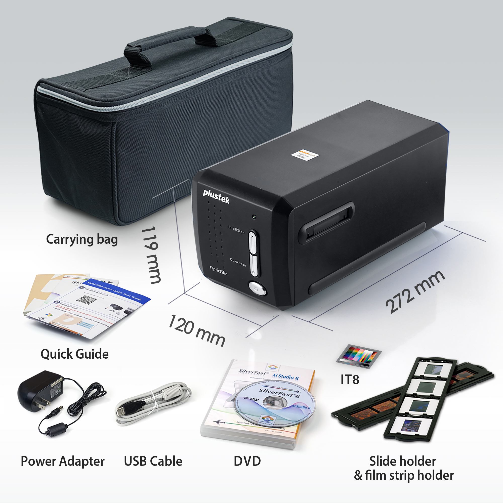 Plustek OpticFilm 8200i SE, 35mm Film and Slide Scanner Black OF8200ISE -  Best Buy