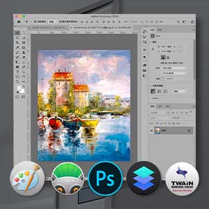 Scanner for large-scale painting and textured artwork- OpticPro 