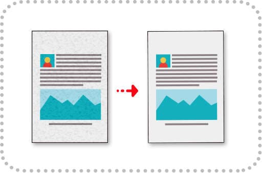 Supprime l'aspect statique des images