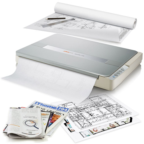 A3 Scanner Plustek OpticSlim 1180 - Scanext provide document scanning  service, document management software and complete range of document scanner  in malaysia