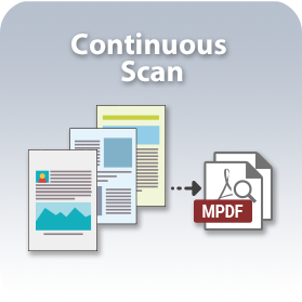 Scan multiple pages into a single PDFfile.