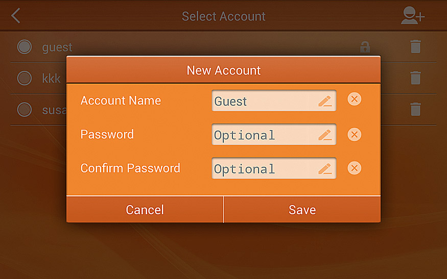 The job created by each account, so user need to have the account permission to modify the job button