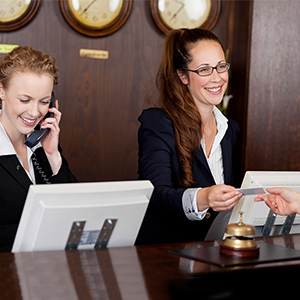 Hotels front desk