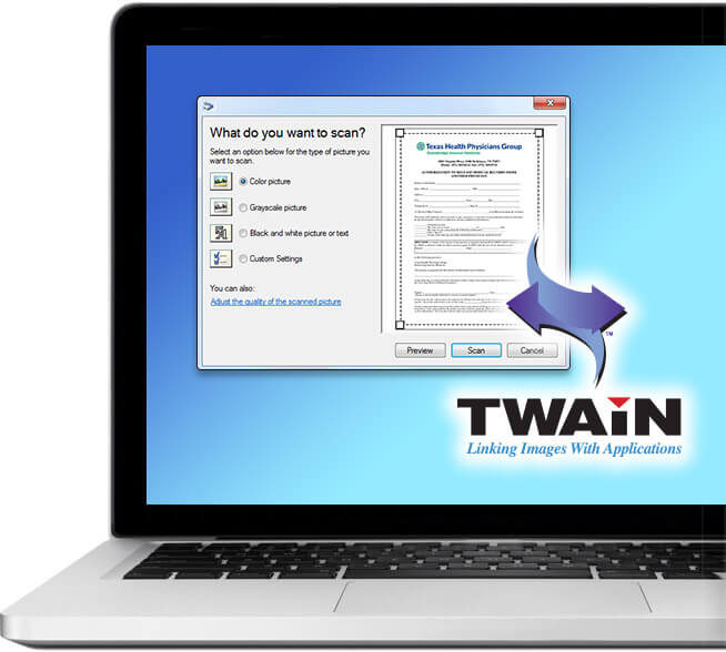 Supporto WIA e compatibilità TWAIN