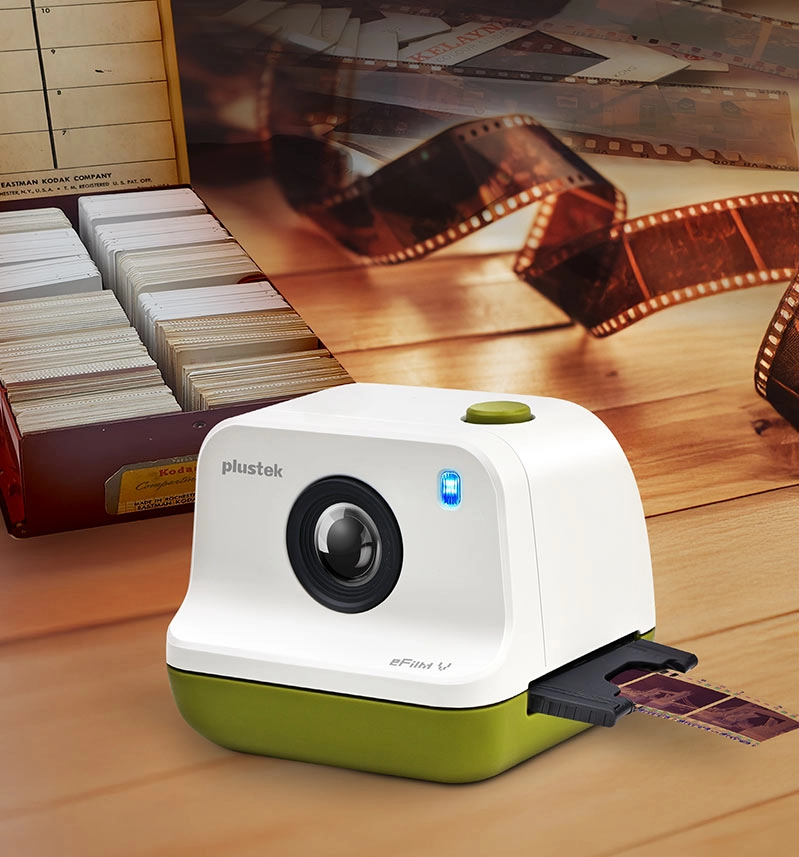 eFilm V – Retro-Futuristic Film & Slide Scanner | Plustek