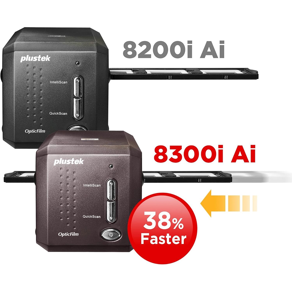 Plustek OpticFilm 8300i Ai High-Resolution Film Scanner | Plustek