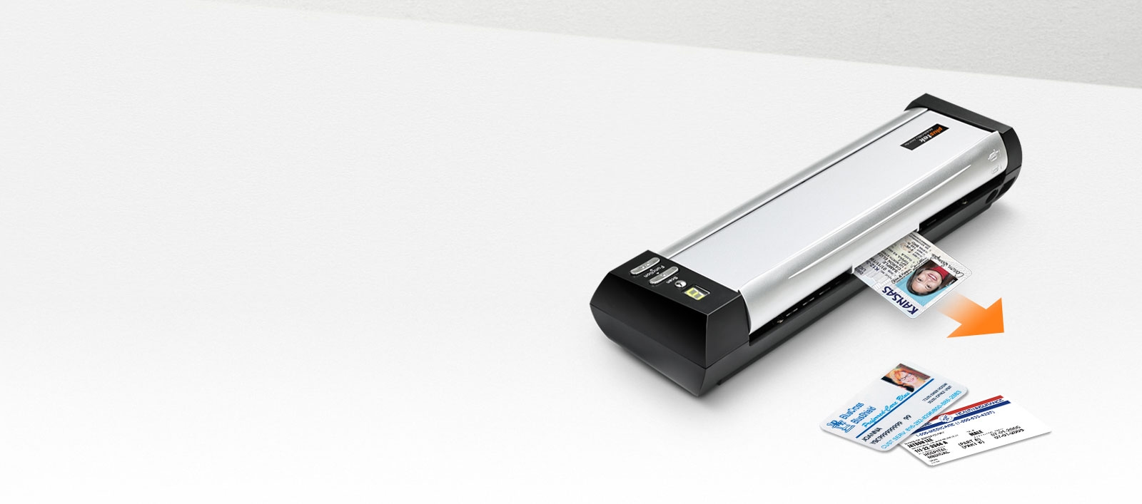 Design fir scanning cards uo to 0.8mm thick.