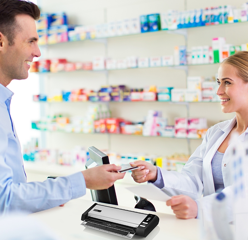 MobileOffice D430 Plus Plus is the ideal scanner for healthcare.