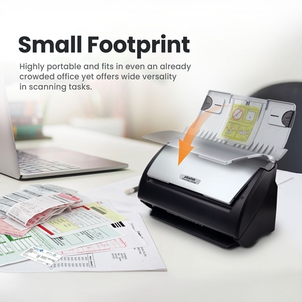 Scanner Plustek Smart Office PS188 - Per Digitalizzazione Documenti - Ideale Per Ufficio - Foto 7
