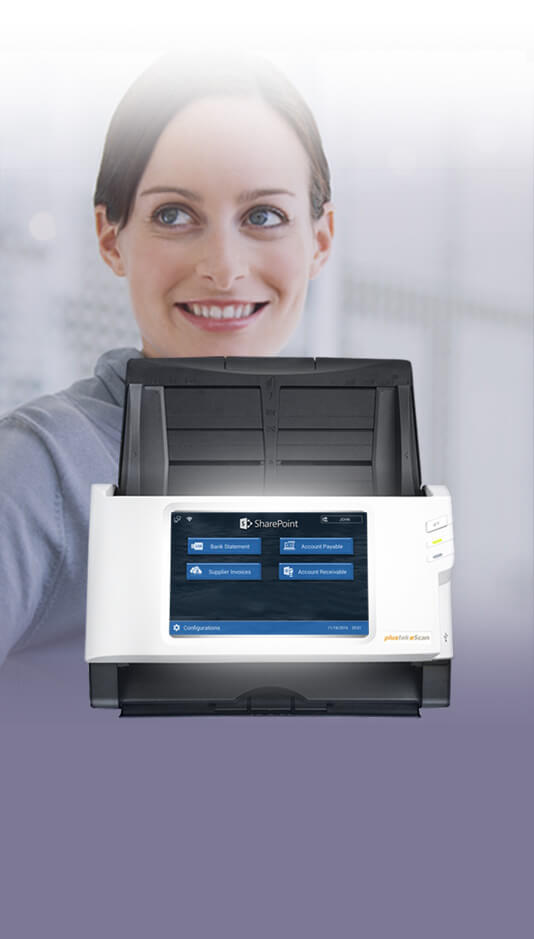 scan contracts and email to clients immediately