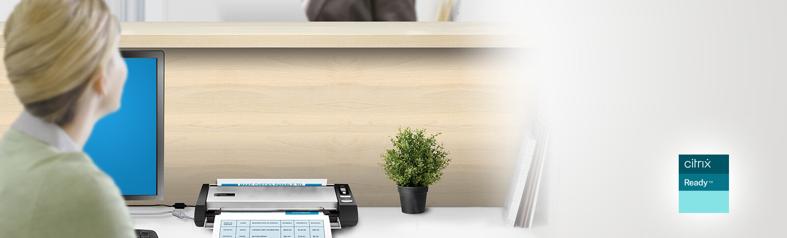 Der Plustek MobileOffice D430 ist ein handlicher und schneller Duplex Farbscanner für Arbeitsumgebungen für Anwendungen mit geringem Platzangebot. 