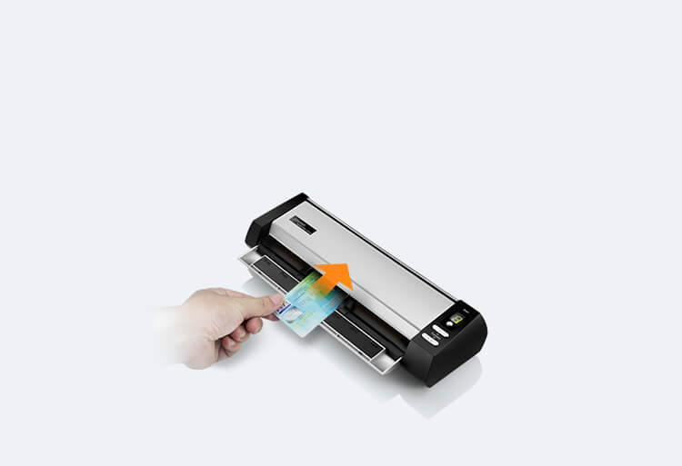 diseñado para escanear tarjetas de hasta 0,8 mm