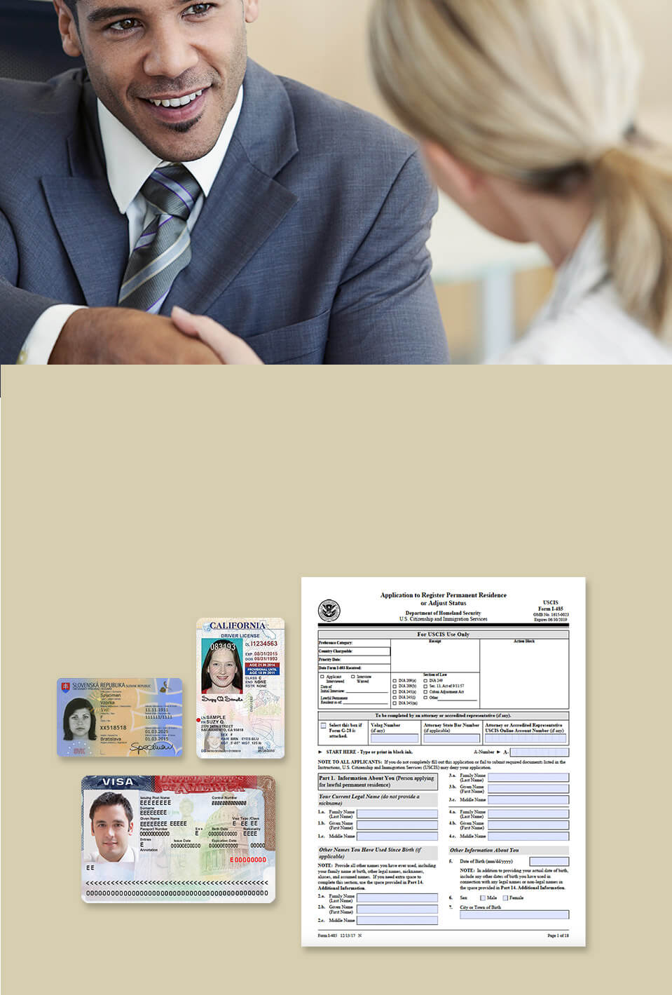 Escanee los documentos requeridos a una carpeta o guárdelos como un lote.,Escanee una tarjeta de ID, un carnet de conducir y una solicitudad a la vez.