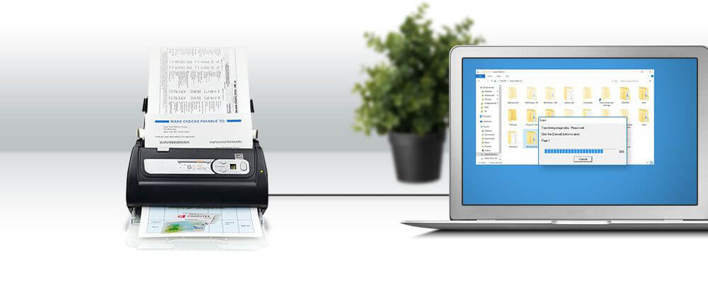 Plustek SmartOffice PS30D Scanner documenti fronte e retro A4 600 x 600 dpi  30 Pagine/Min, 60 Immagini/min USB