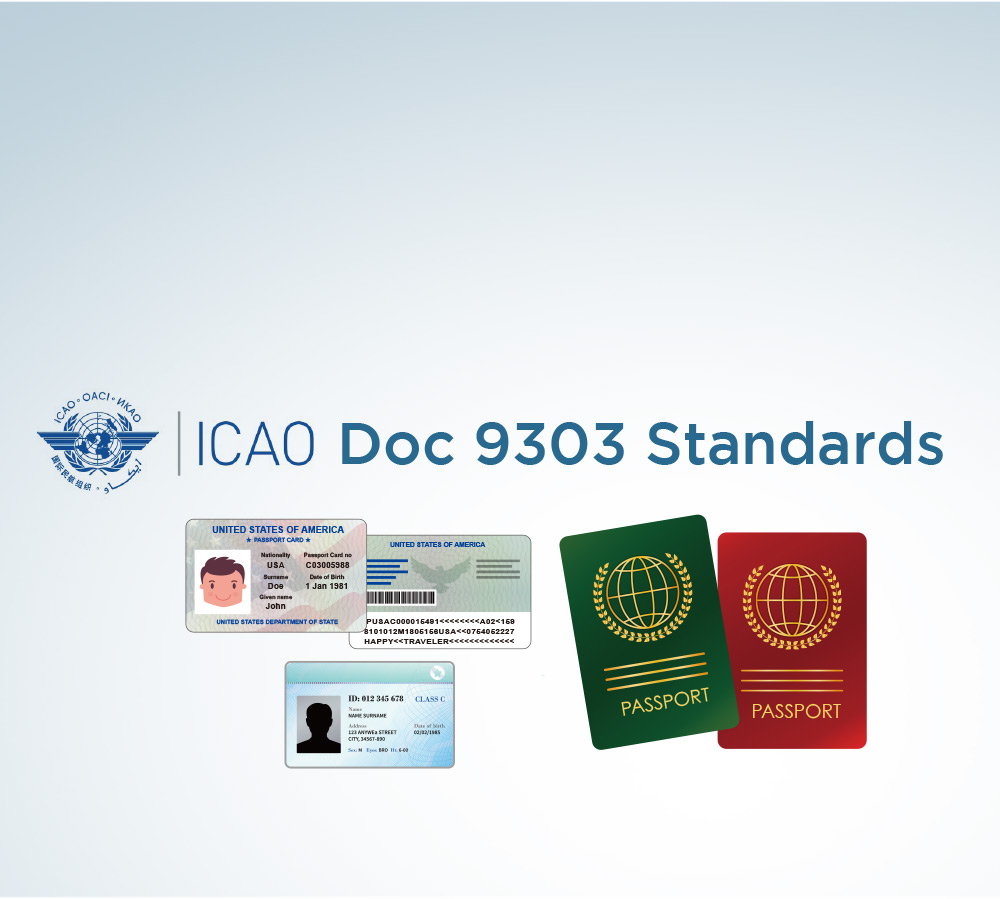Compatible avec les standards du Doc 9303 de l'OACI