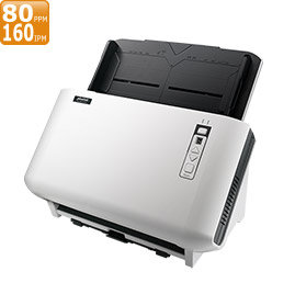 Scanner de documents au format A3 avec 80 ppm/160 ipm et compatible TWAIN