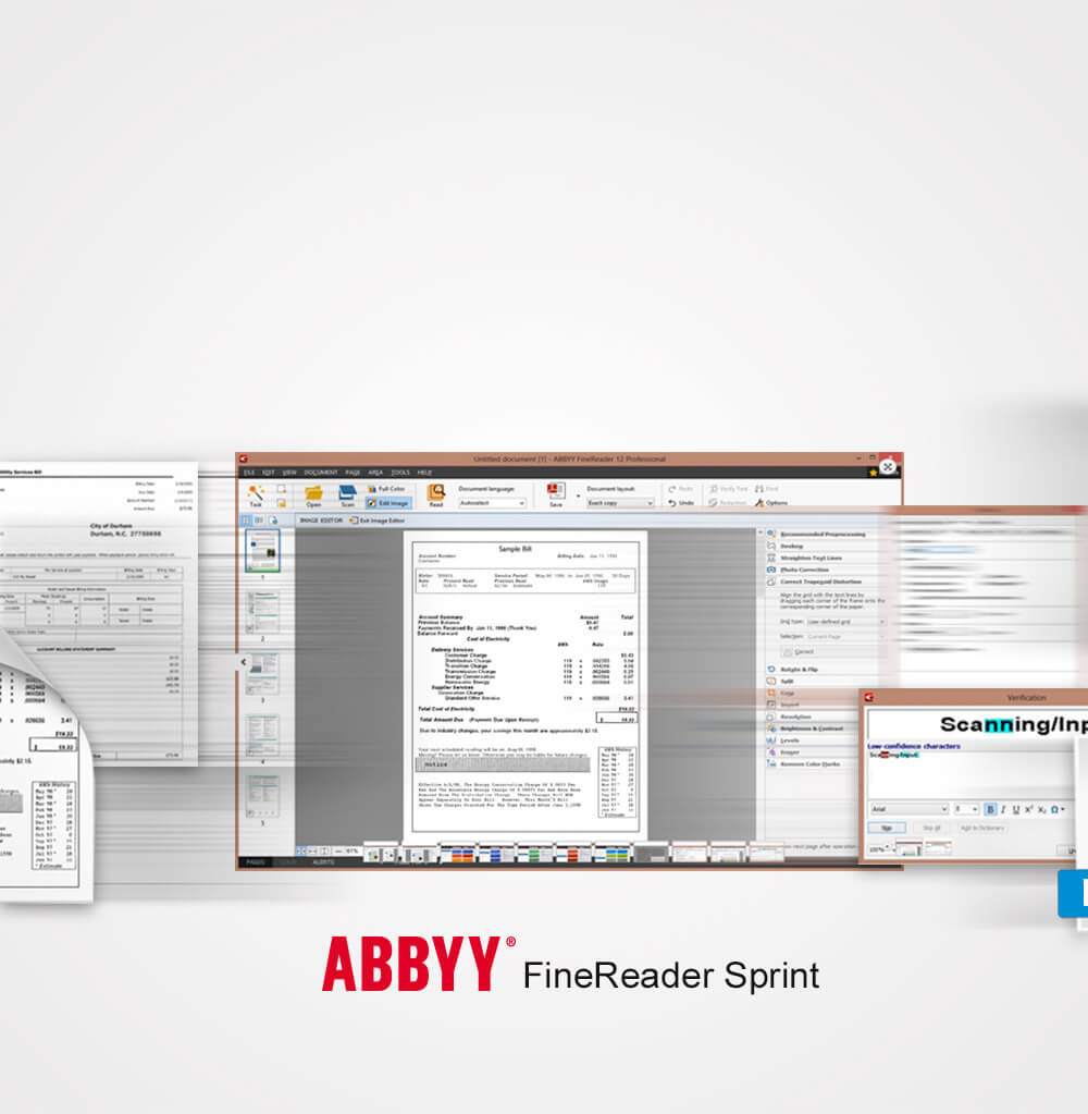 ABBYY FineReader Sprint help you easy to convert the document into searchable and editable