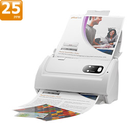With  the advanced image quality, paper handling and reliability. Scan speed up to 25ppm/50ipm.
