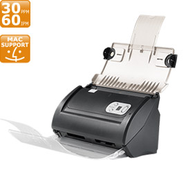 The 100 sheet feed tray along with a daily duty cycle of 4000 pages means that the SmartOffice PS396 is a scanner that is designed to scan documents every day, all day long.