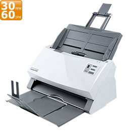 The 100 sheet feed tray along with a daily duty cycle of 4000 pages means that the SmartOffice PS396 is a scanner that is designed to scan documents every day, all day long.