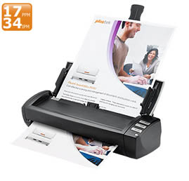 Supports ID and embossed card scanning with ultra compact design.