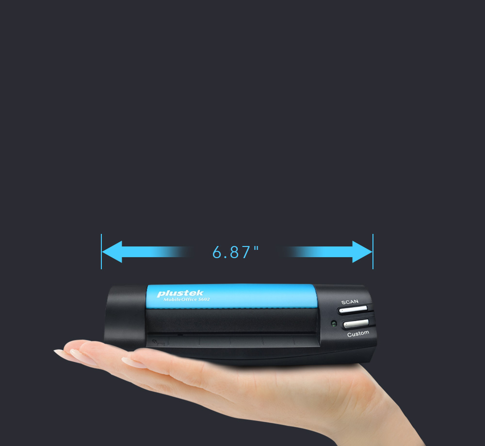 S602 è uno scanner compatto e facile da trasportare