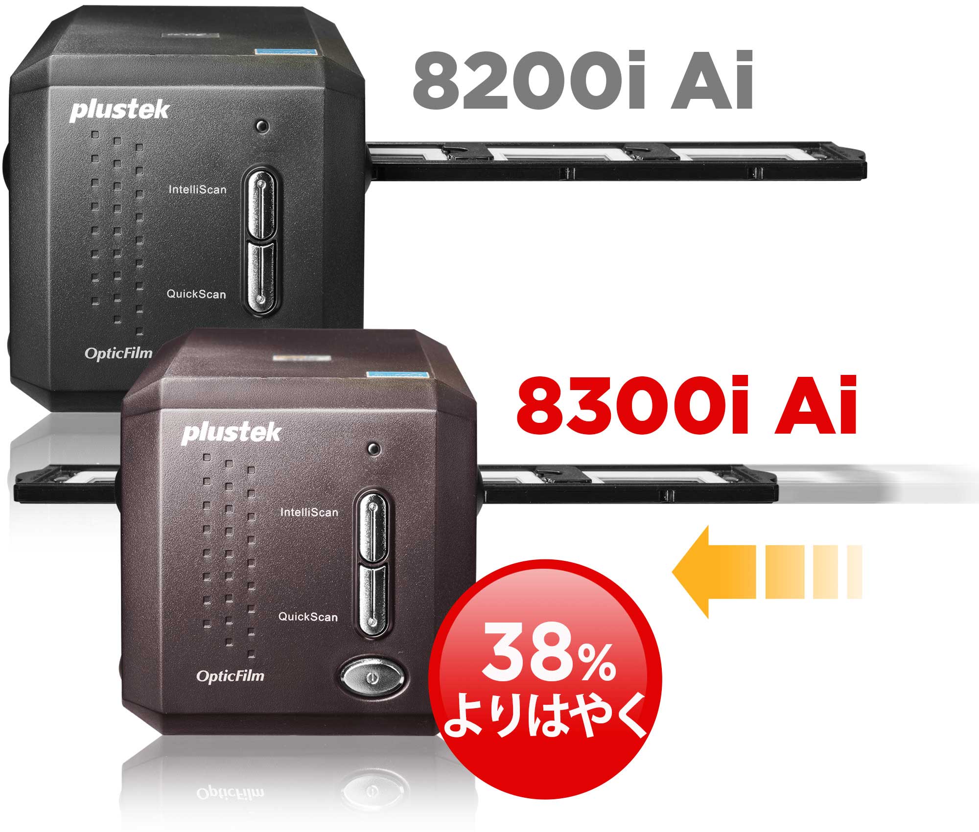 最低価格の Plustek OpticFilm 8200i Ai 35mmフィルムスキャナー 