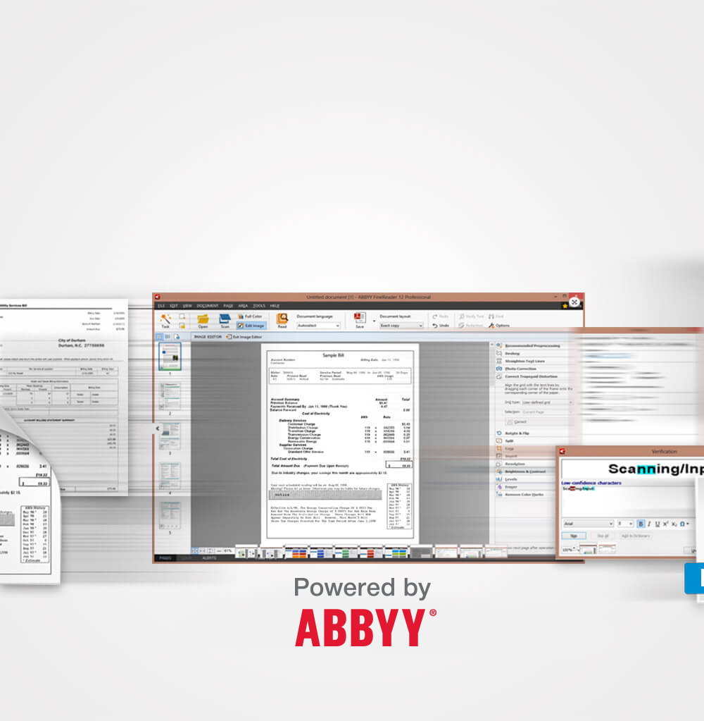 ABBYY FineReader Sprint le ayuda a convertir con facilidad el documento en buscable y editable