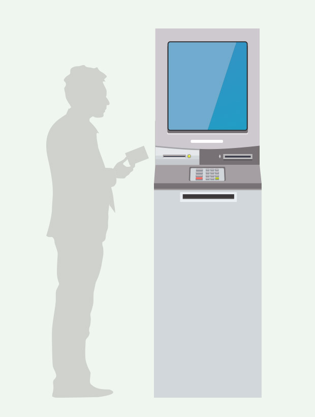 Application in self service kiosk in telecom industry
