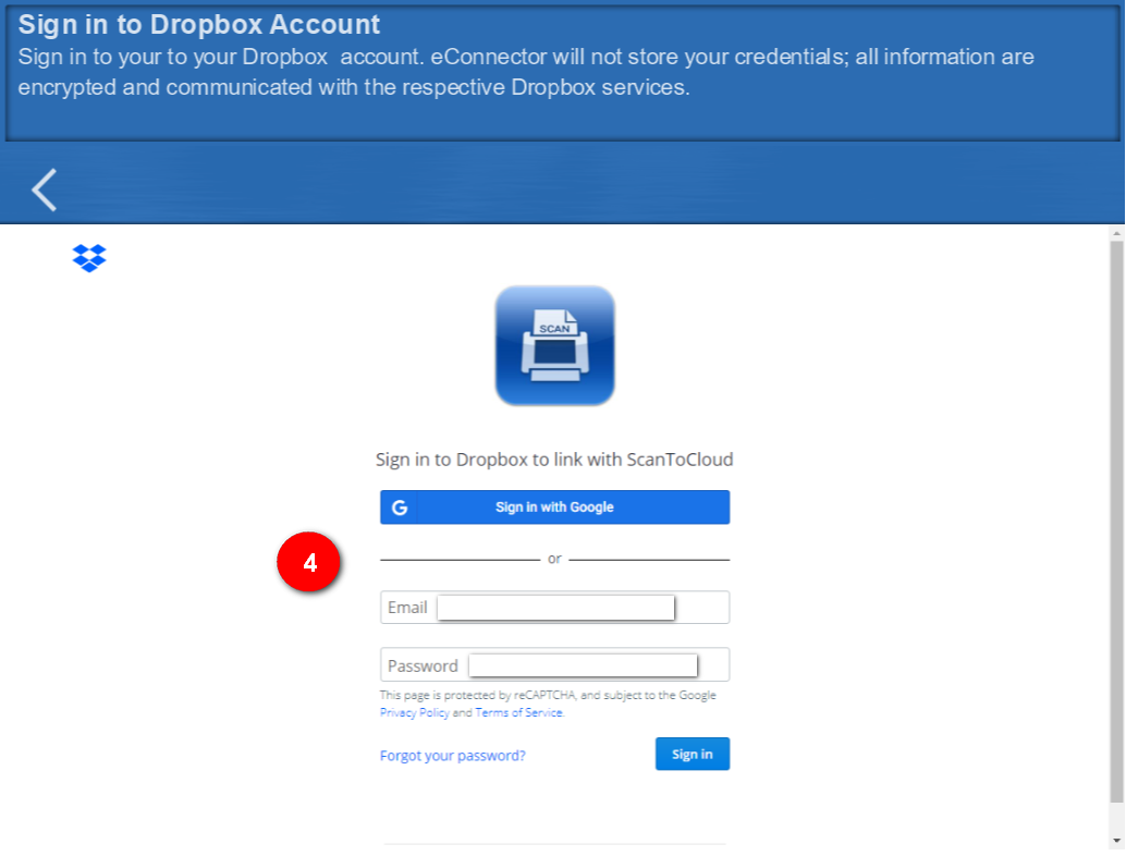 dropbox add an Account