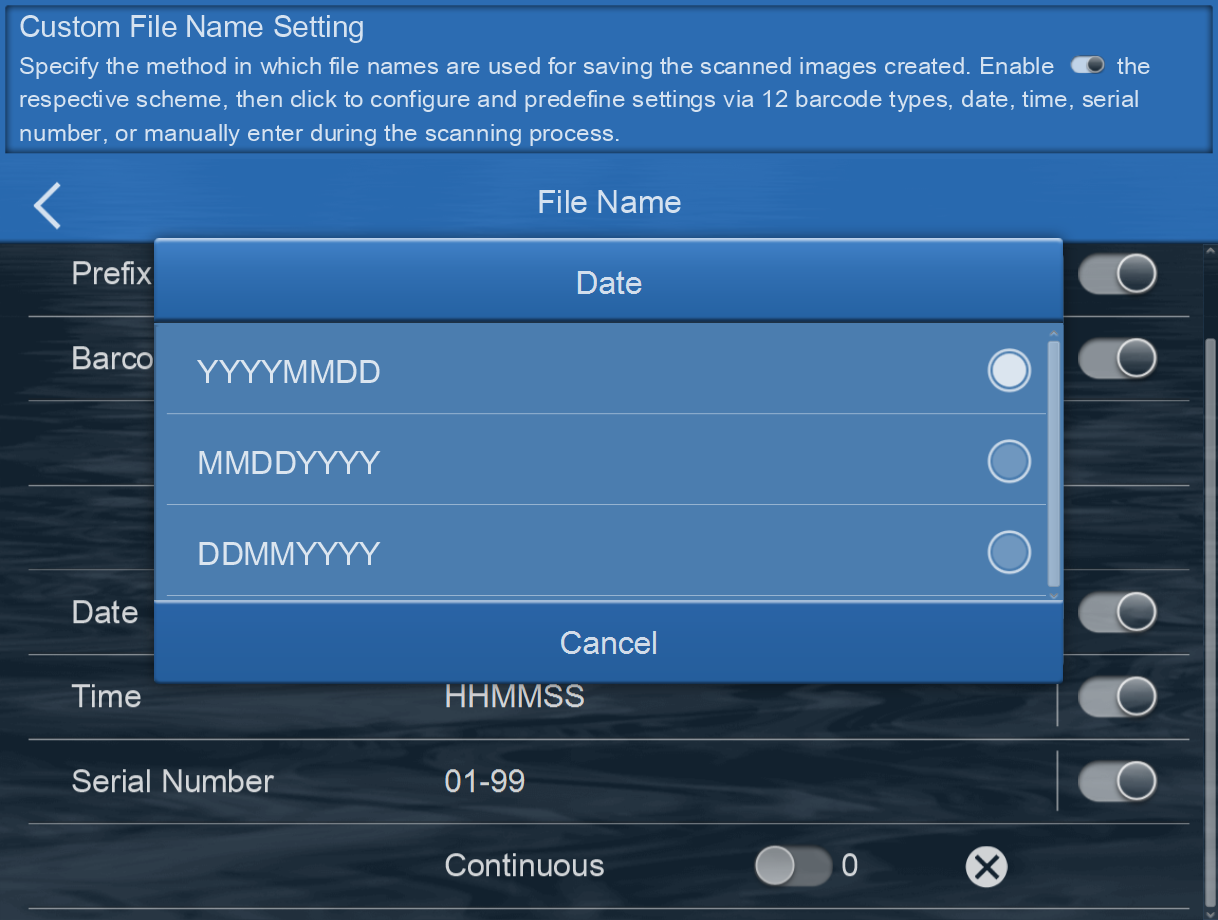 date format types