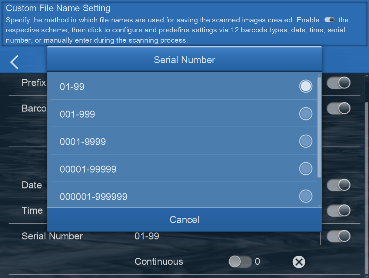 serial number types