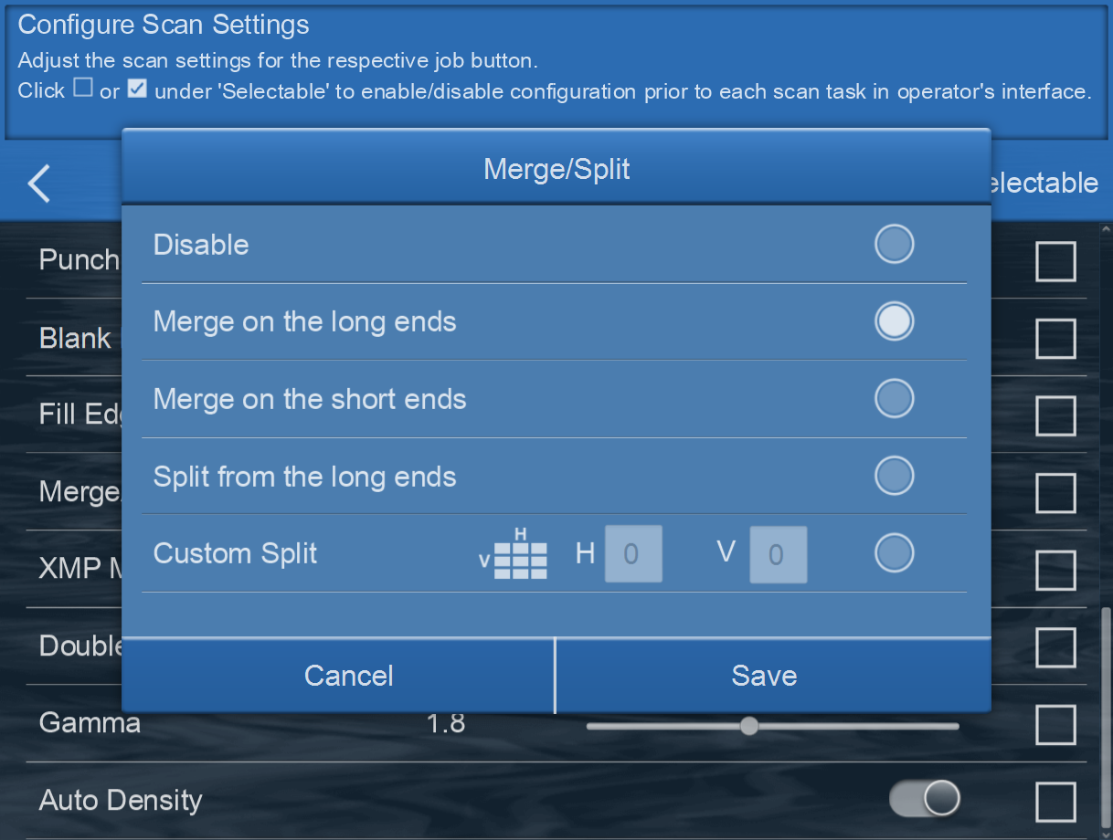 merge and split