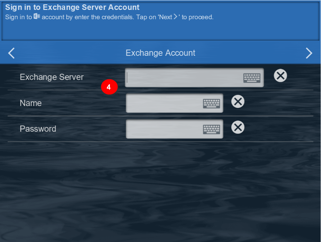 microsoft exchange add an Account
