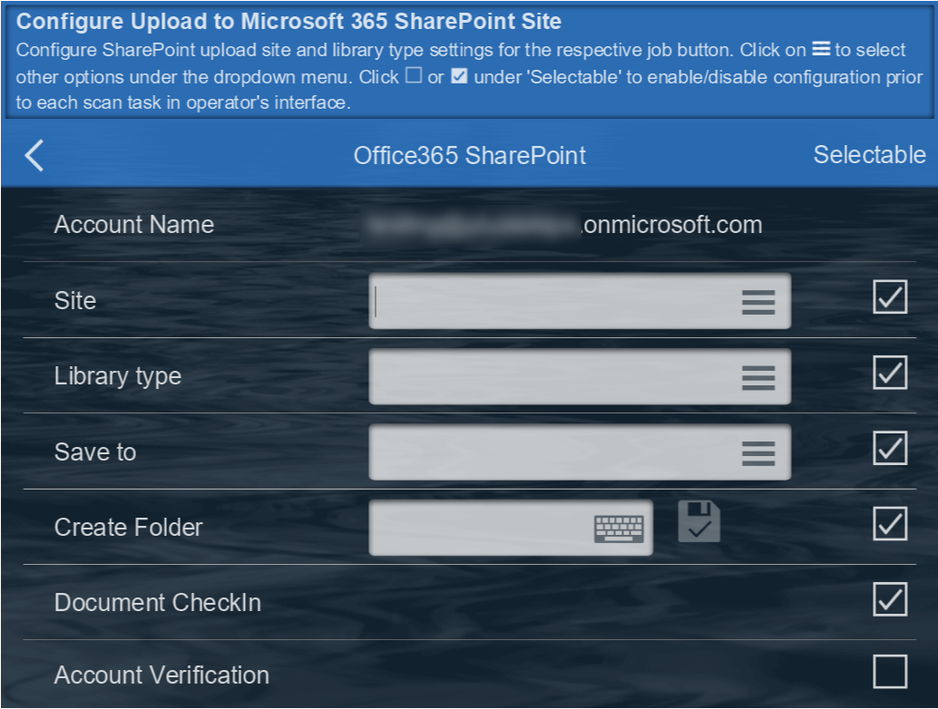 configure Office 365 SharePoint