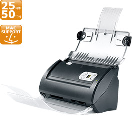 With the advanced image quality, paper handling and reliability. Scan speed up to 25ppm/50ipm