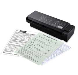 Designed for embedding into kiosk, features image enhancement and automatically reclaim document.