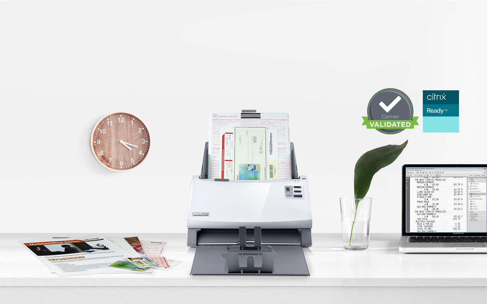 彩色雙面的文件掃描器，每分鐘可以掃描80頁文件，我們知道客戶需要節省時間又能有最好的效果，本產品就是為您而設計的。
