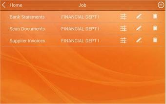 each job button contain the scan format, color mode and image process etc, which all can be control