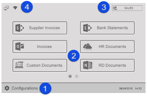 SharePoint scanner interface