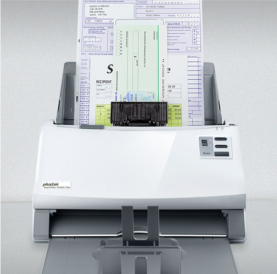the mix paper frame can help you scan a batch of different size of document at the same time.