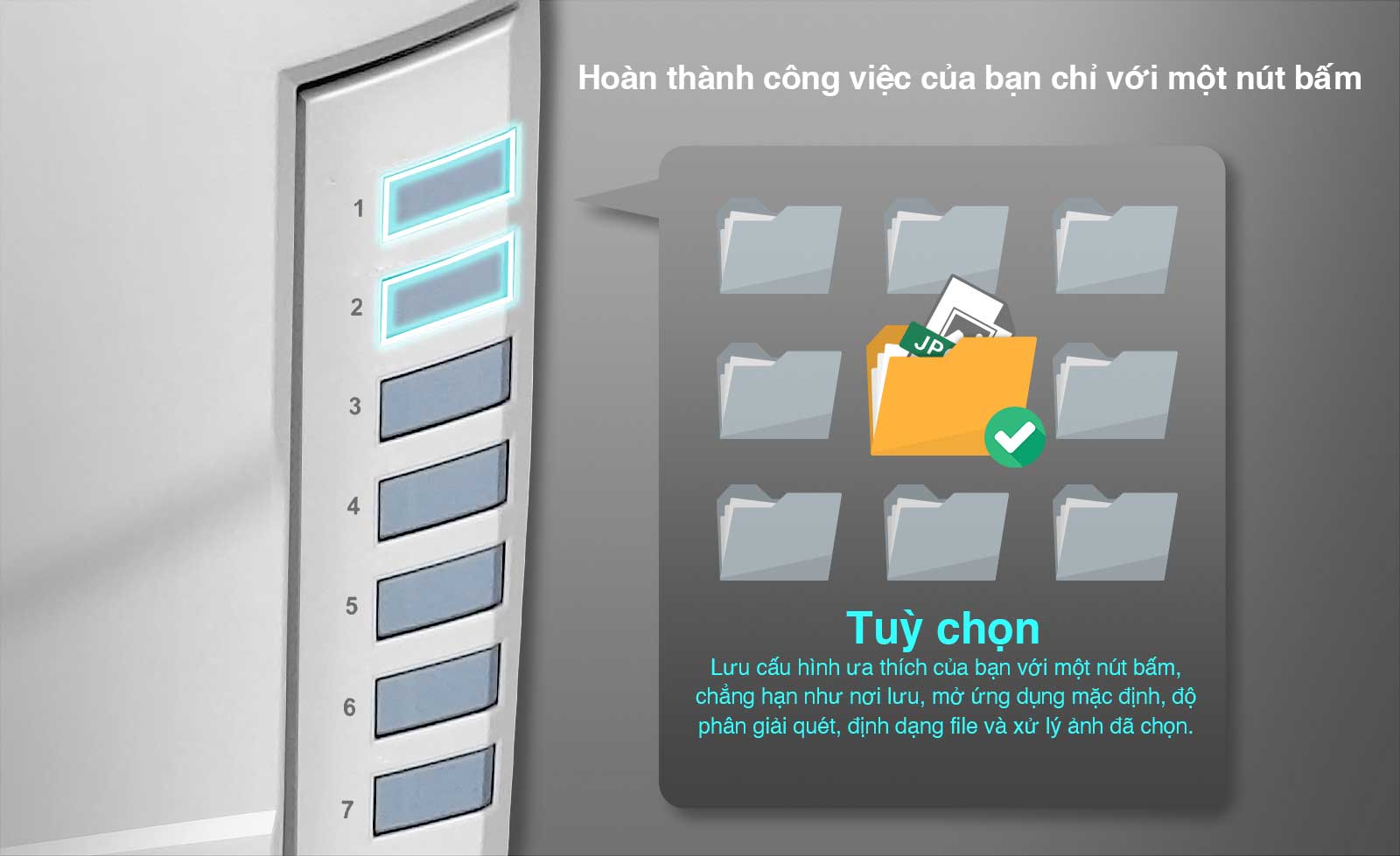 Nút tùy chỉnh- tùy chỉnh cấu hình ưa thích của bạn